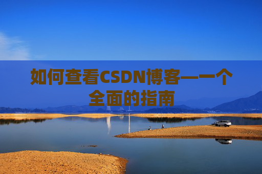 如何查看CSDN博客—一个全面的指南